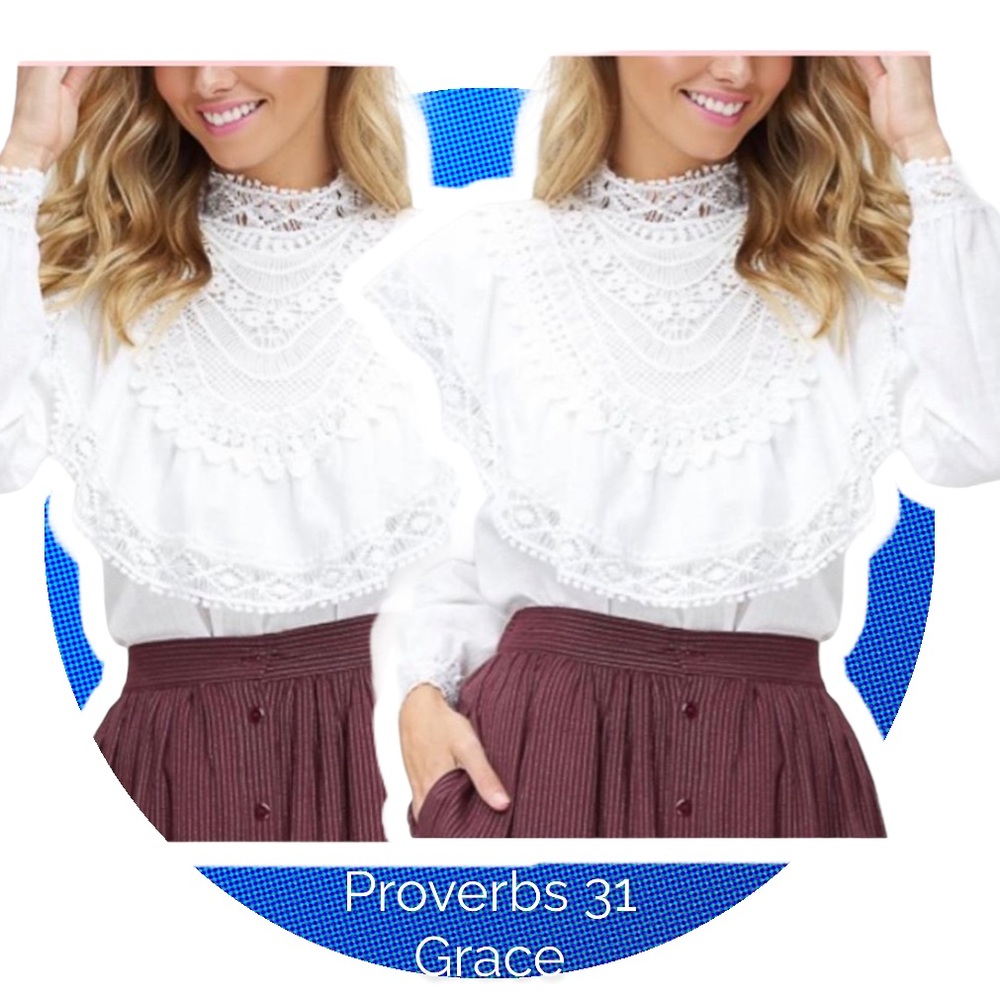 Listicle Elegant Embroidered Long Sleeve Top